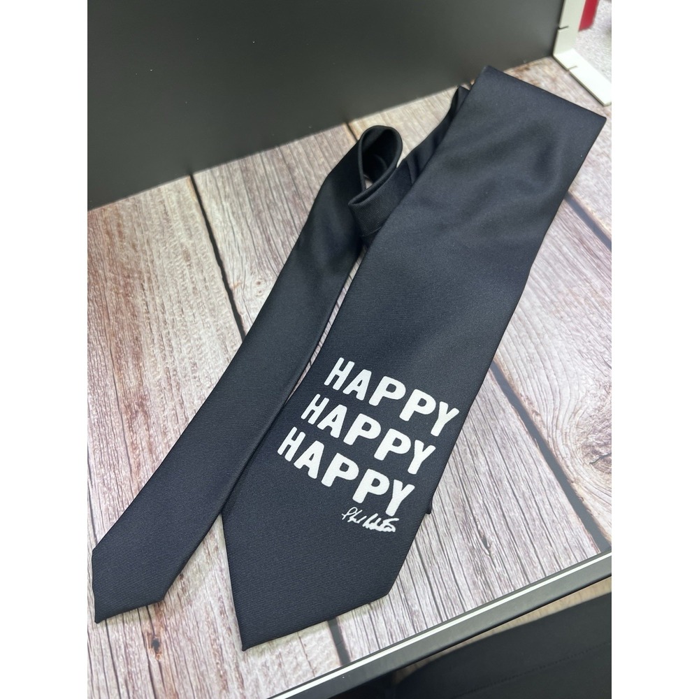 Steven Harris Blues Brothers VTG On a Mission from God Necktie Black Gold Tie - Picture 5 of 5